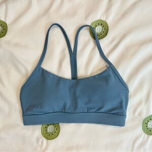lululemon | Flow Y Bra Nulu *Light Support, A-C Cups, Utility Blue, Size 4